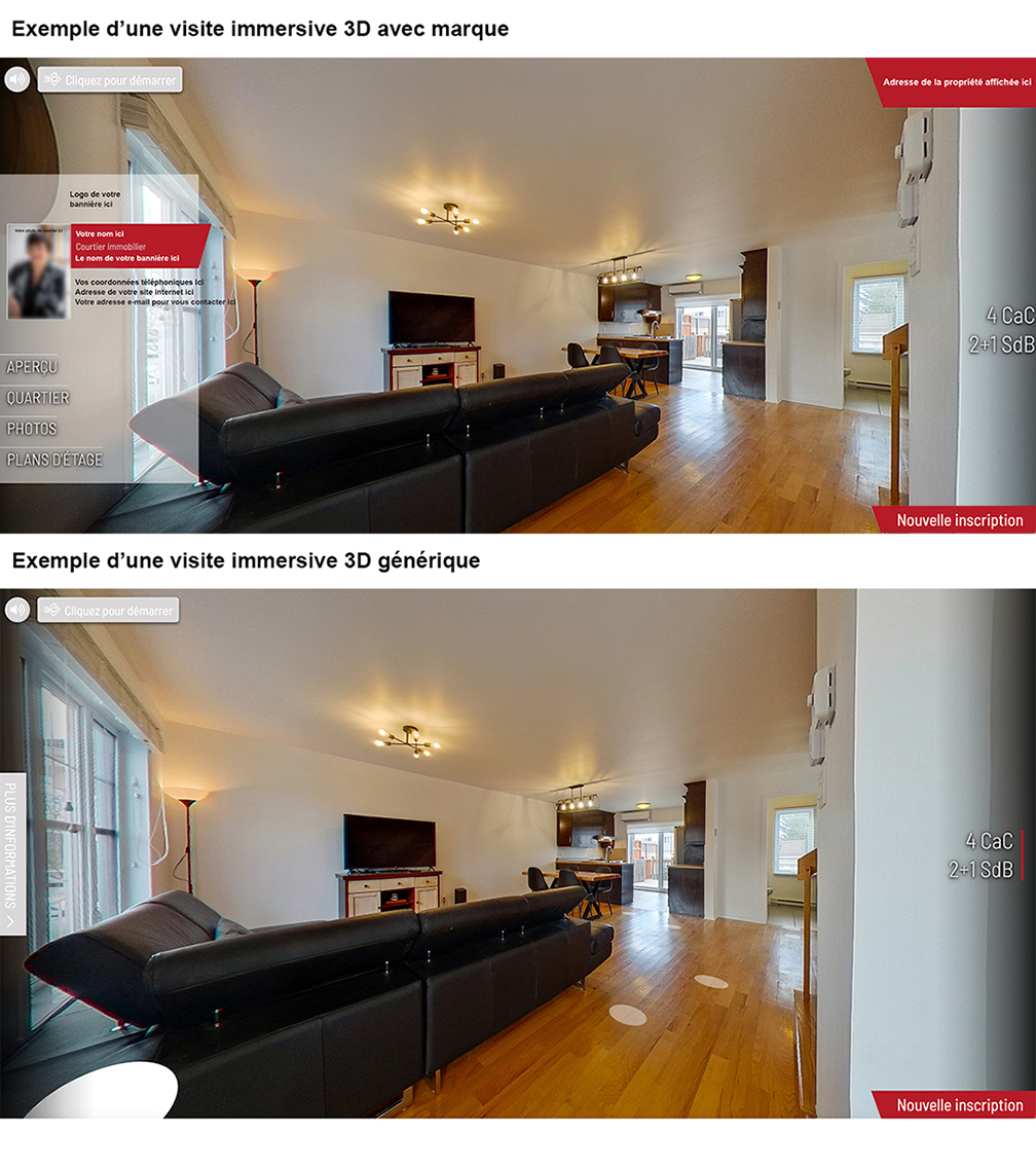 Comparaison avec marque vs sans marque